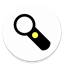 Flash to Torch - A magnifier with flashlight favicon