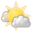 Weather notification favicon